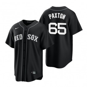 Boston Red Sox James Paxton Nike Black White Replica Official Jersey
