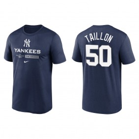 Jameson Taillon New York Yankees Navy 2022 Postseason Authentic Collection Dugout T-Shirt