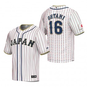 Men's Japan Baseball Shohei Ohtani White 2023 World Baseball Classic Replica Player Jersey