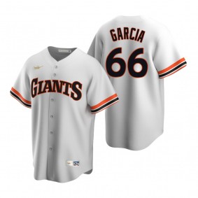 San Francisco Giants Jarlin Garcia Nike White Cooperstown Collection Home Jersey