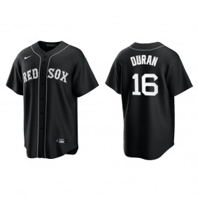 Jarren Duran Boston Red Sox Nike Black White Replica Jersey