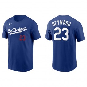 Jason Heyward Men's Los Angeles Dodgers Nike Royal City Connect Name & Number T-Shirt