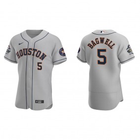Jeff Bagwell Houston Astros Gray 2022 World Series Road Authentic Jersey