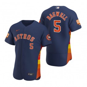 Men's Houston Astros Jeff Bagwell Navy 60th Anniversary Authentic Jersey