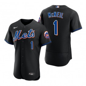 Men's New York Mets Jeff McNeil Black Authentic Alternate Jersey