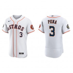 Jeremy Pena Houston Astros White 2022 World Series Home Authentic Jersey
