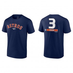 Jeremy Pena Houston Astros Navy 2022 World Series T-Shirt