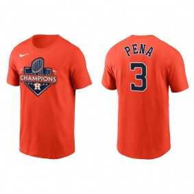 Jeremy Pena Houston Astros Orange 2022 World Series Champions T-Shirt