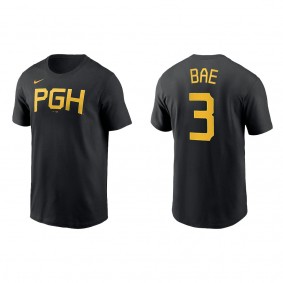 Ji Hwan Bae Pittsburgh Pirates Black 2023 City Connect Wordmark T-Shirt