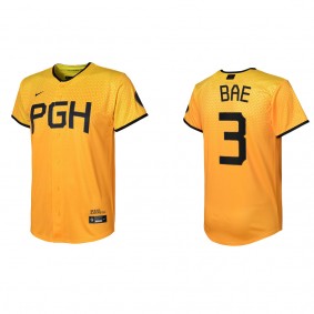 Ji Hwan Bae Youth Pittsburgh Pirates Gold 2023 City Connect Jersey