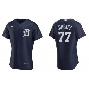 Men's Detroit Tigers Joe Jimenez Navy Authentic Alternate Jersey