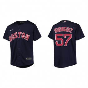 Joely Rodriguez Youth Boston Red Sox Navy Replica Jersey