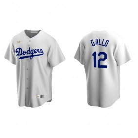 Dodgers Joey Gallo White Cooperstown Collection Home Jersey