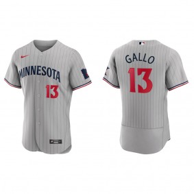 Joey Gallo Minnesota Twins Nike Gray Road 2023 Authentic Jersey