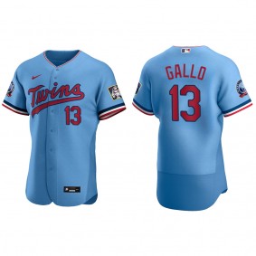 Joey Gallo Men's Minnesota Twins Nike Light Blue Alternate Authentic Jersey