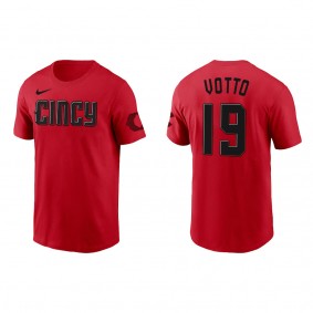Joey Votto Cincinnati Reds Nike Red 2023 City Connect T-Shirt