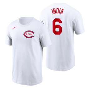 Reds Jonathan India White 2022 Field of Dreams T-Shirt