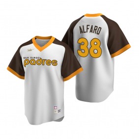 San Diego Padres Jorge Alfaro Nike White Cooperstown Collection Home Jersey