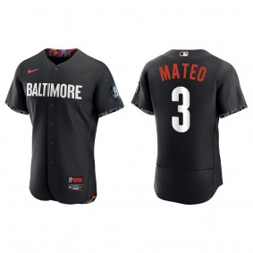 Jorge Mateo Baltimore Orioles Nike Black 2023 City Connect Authentic Jersey
