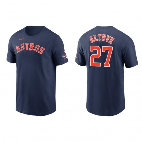 Jose Altuve Houston Astros Navy 2022 World Series Champions T-Shirt