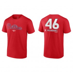Jose Alvarado Philadelphia Phillies Red 2022 World Series T-Shirt