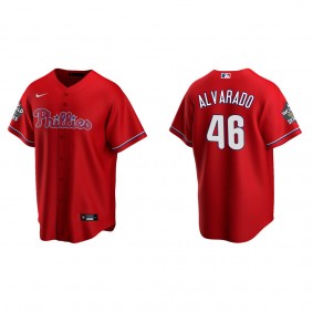 Jose Alvarado Philadelphia Phillies Red 2022 World Series Alternate Replica Jersey