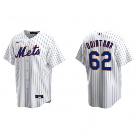 Jose Quintana Men's New York Mets Nike White Home Replica Jersey