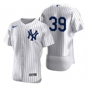 Men's New York Yankees Jose Trevino White Authentic Home Jersey