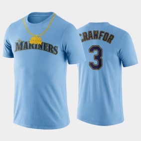 JROD Squad Mariners J.P. Crawford Limited Edition T-Shirt Blue