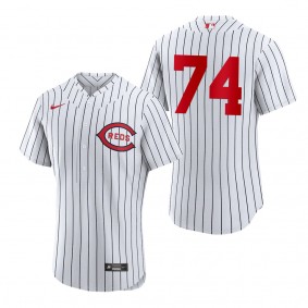 Reds Juniel Querecuto White 2022 Field of Dreams Authentic Jersey