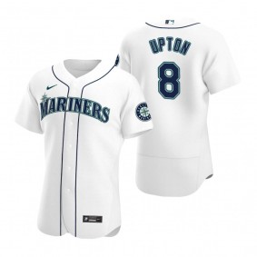 Men's Seattle Mariners Justin Upton White Authentic Home Jersey