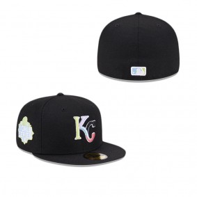 Kansas City Royals Colorpack Black 59FIFTY Fitted Hat