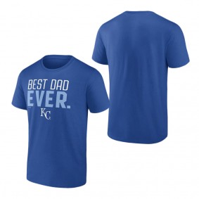Men's Kansas City Royals Fanatics Branded Royal Best Dad Ever T-Shirt