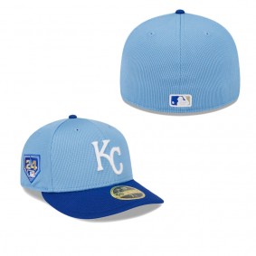 Men's Kansas City Royals Light Blue Royal 2024 Spring Training Low Profile 59FIFTY Fitted Hat