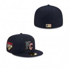 Men's Kansas City Royals Navy 2023 Fourth of July 59FIFTY Fitted Hat