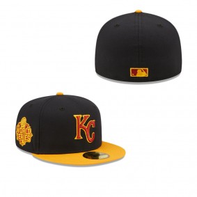 Men's Kansas City Royals Navy Gold Primary Logo 59FIFTY Fitted Hat