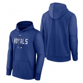 Men's Kansas City Royals Royal Authentic Collection Pregame Performance Pullover Hoodie