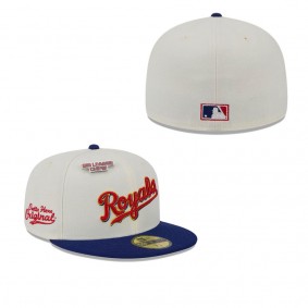 Men's Kansas City Royals White Big League Chew Original 59FIFTY Fitted Hat