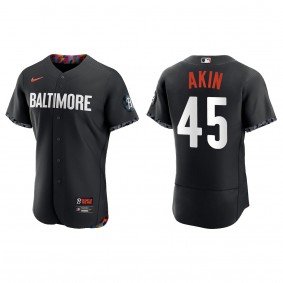 Keegan Akin Baltimore Orioles Nike Black 2023 City Connect Authentic Jersey