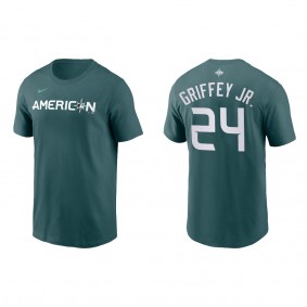 Ken Griffey Jr. American League Teal 2023 MLB All-Star Game Name & Number T-Shirt