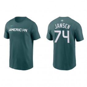 Kenley Jansen American League Teal 2023 MLB All-Star Game Name & Number T-Shirt