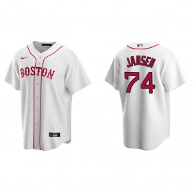 Kenley Jansen Men's Boston Red Sox Nike White Alternate Replica Jersey