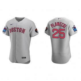 Kevin Plawecki Boston Red Sox Gray 2022 Little League Classic Authentic Jersey