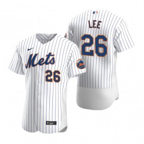 Men's New York Mets Khalil Lee Nike White Authentic Home Jersey