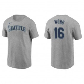 Kolten Wong Men's Seattle Mariners Mitch Haniger Nike Gray Name & Number T-Shirt