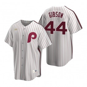 Philadelphia Phillies Kyle Gibson Nike White Cooperstown Collection Home Jersey