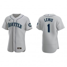 Kyle Lewis Seattle Mariners Gray Alternate Authentic Jersey