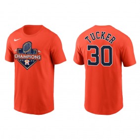 Kyle Tucker Houston Astros Orange 2022 World Series Champions T-Shirt