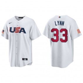 Lance Lynn Men's USA Baseball White 2023 World Baseball Classic Replica Jersey