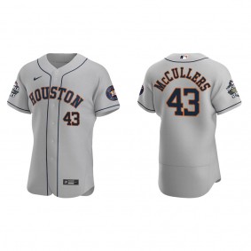 Lance McCullers Houston Astros Gray 2022 World Series Road Authentic Jersey